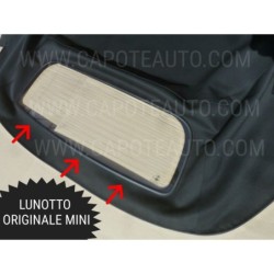 capote per mini cooper r57 2009/2015 con lunotto originale rinforzato