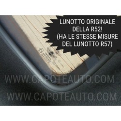 capote per mini cooper r57 2009/2015 con lunotto originale rinforzato