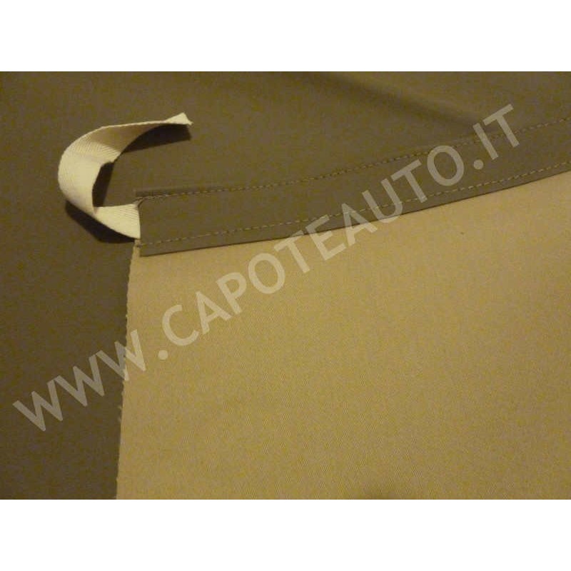 capote topolino 500 c con lunotto cucito in pvc