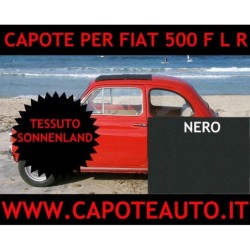 capote fiat 500 flr tessuto sonnenland nero