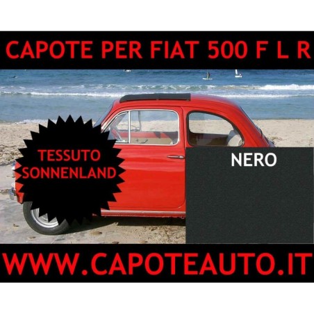capote fiat 500 flr tessuto sonnenland nero