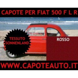 capote fiat 500 flr tessuto sonnenland bordeaux