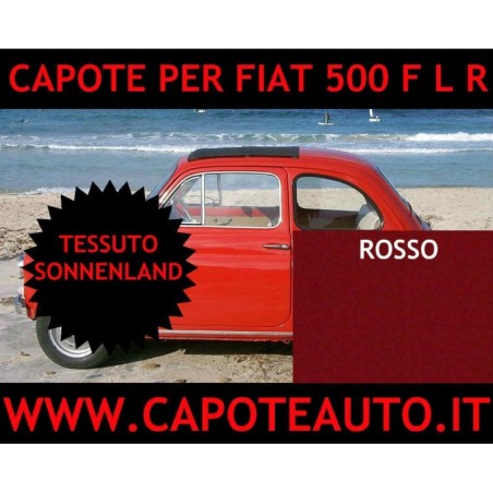 capote fiat 500 flr tessuto sonnenland bordeaux