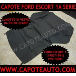 capote ford escort cabrio mk3 1983/1991 pvc nero
