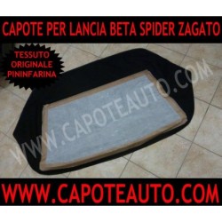 capote lancia beta spider zagato in tela pininfarina