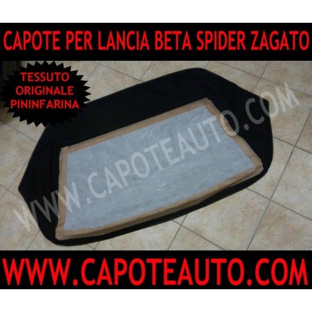 capote lancia beta spider zagato in tela pininfarina
