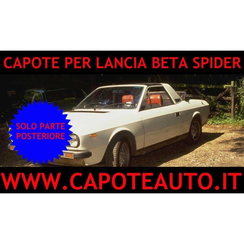 capote lancia beta spider zagato in tela pininfarina