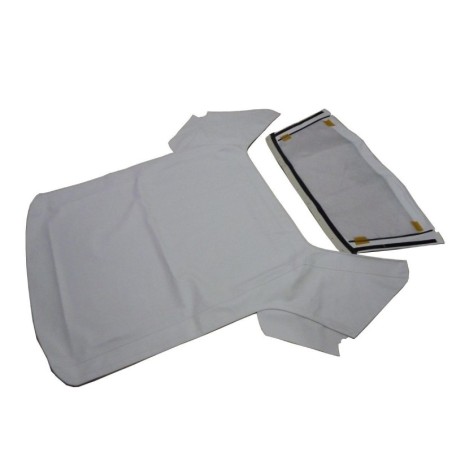 capote peugeot 205 roland garros cabrio pvc bianco originale