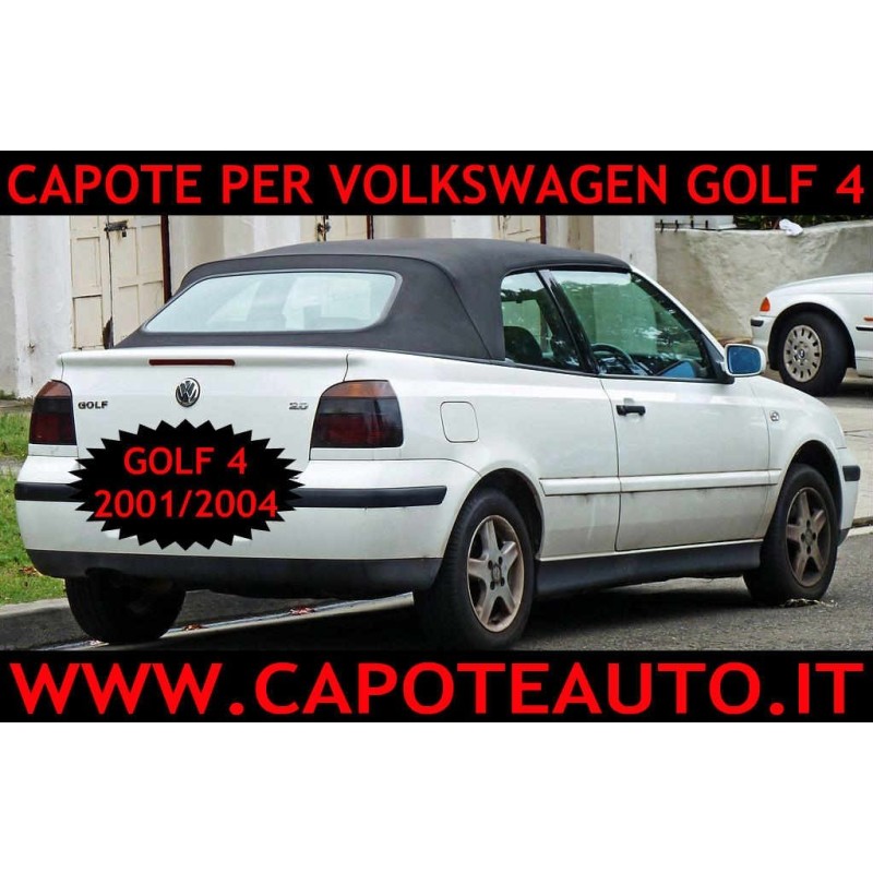 capote volkswagen golf iv 4 cabrio in tessuto originale di ultima g...