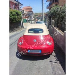 capote new beetle cabrio crema beige originale volkswagen lunotto r...